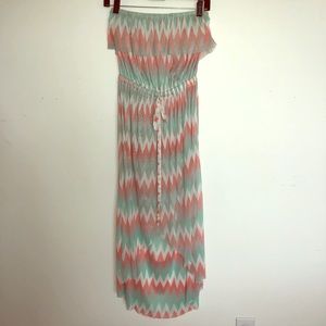 Cynthia Rowley ☀️ strapless sheer dress